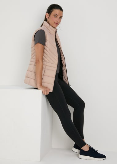 Souluxe Beige Padded Sports Gilet