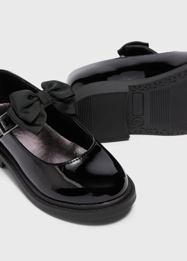 Girls Black School Mary Jane Shoes (Younger 6-12)