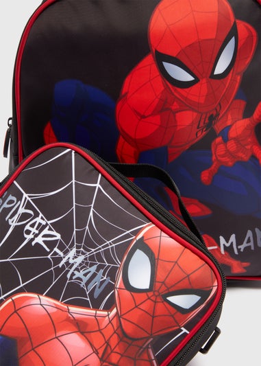 2 Pack Spiderman Kids Black Backpack