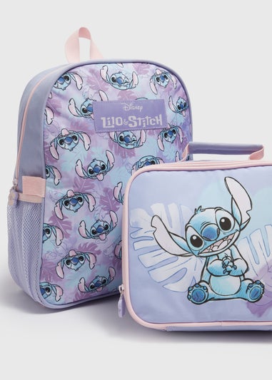 Disney Kids Purple Stitch Backpack Sets