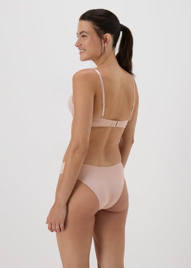 Light Nude Microfibre Brazilian Knickers