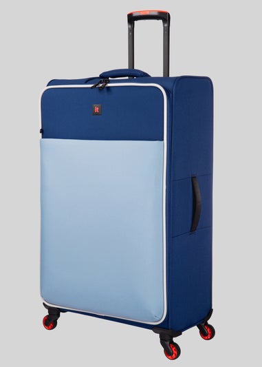 IT Luggage Navy Soft Suitcase