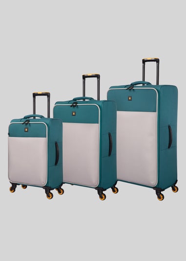 IT Luggage Teal Soft Suitcase