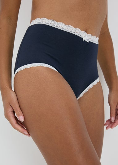 3 Pack Lace Full Brief Knickers