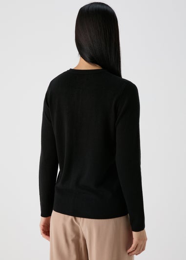 Black Button Up Cardigan