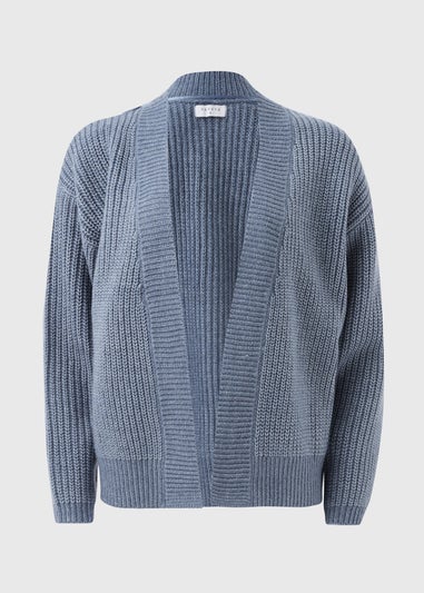 Blue Knitted Cardigan