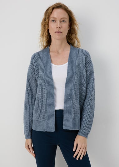 Blue Knitted Cardigan