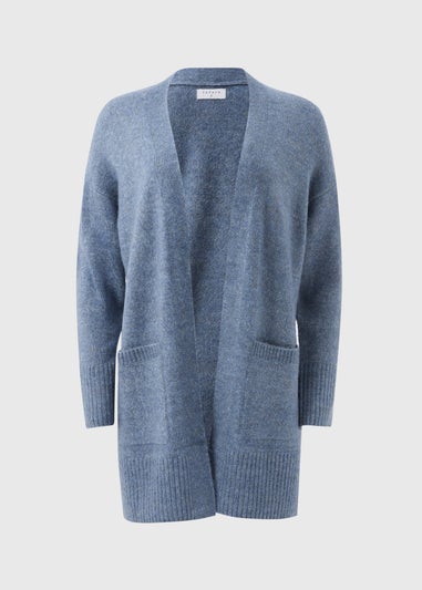 Blue Longline Cardigan