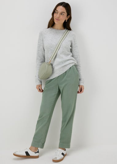 Grey Marl Soft Jumper