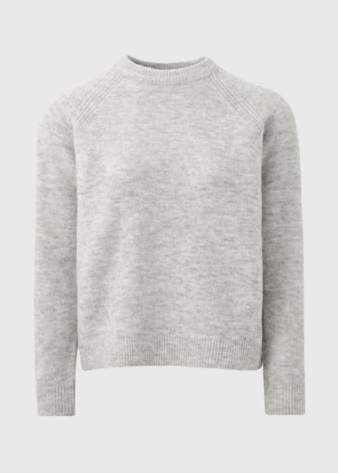 Grey Marl Soft Jumper