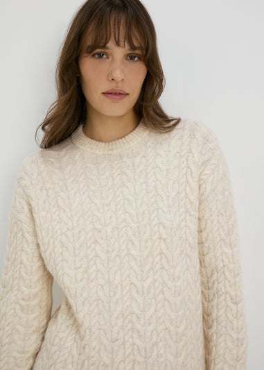 Cream Cable Tunic