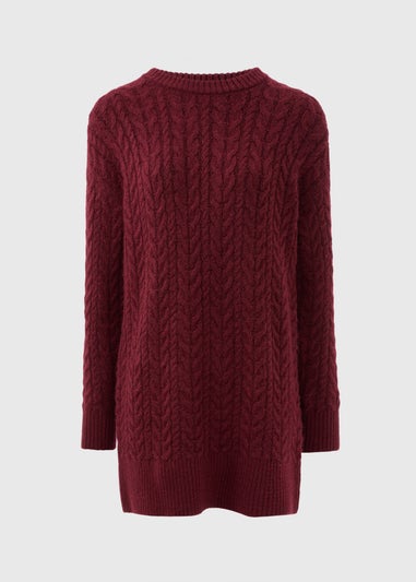 Burgundy Cable Tunic