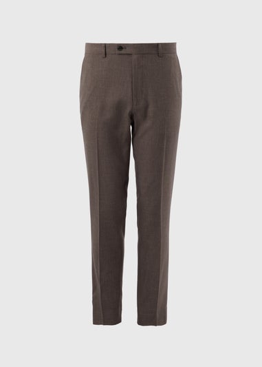 Taylor & Wright Wentworth Brown Slim Fit Trousers