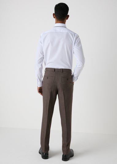 Taylor & Wright Wentworth Brown Slim Fit Trousers