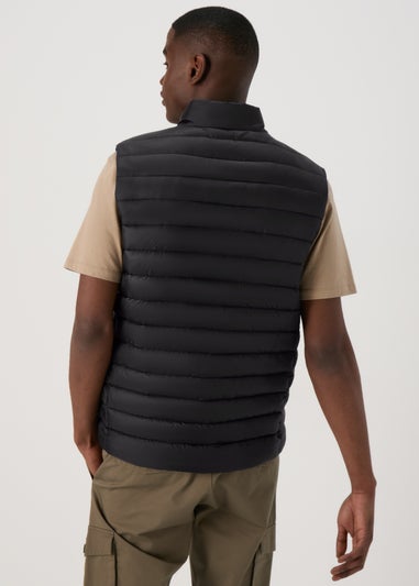 Black Puffer Gilet