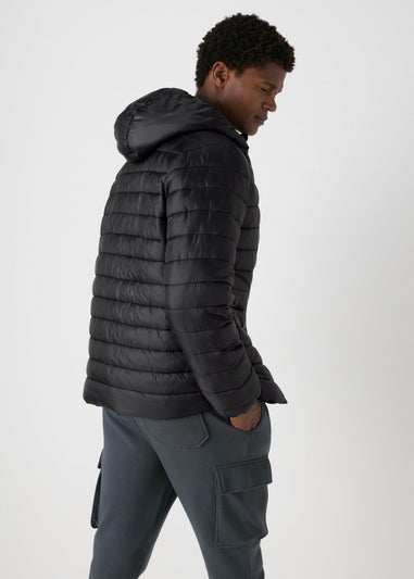 Black Padded Puffa Jacket