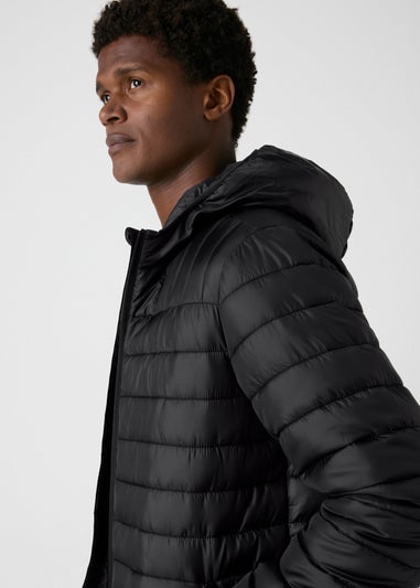 Black Padded Puffa Jacket