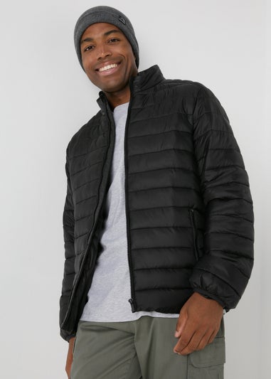 Black Padded Puffa Jacket