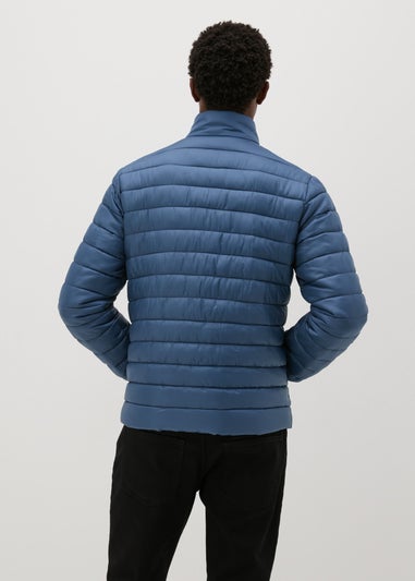 Blue Funnel Puffer Jacket