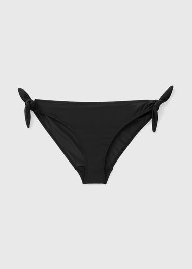 Black Twist Bikini Bottoms