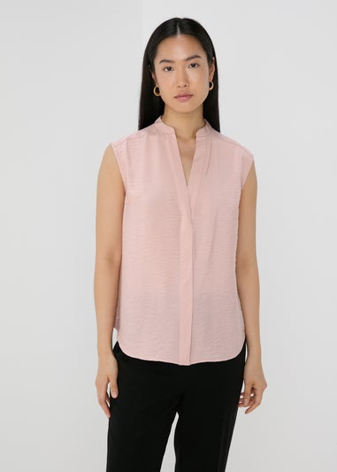 Et Vous Pink Airflow Sleeveless Shirt