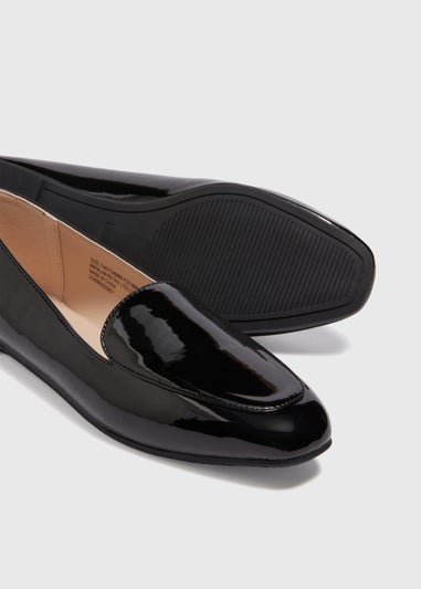 Black Basic Patent Loafers