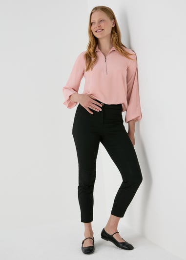 Et Vous Pink Zip Up Blouse