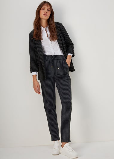 Et Vous Black Ponte Trousers