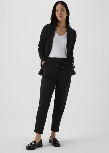 Et Vous Black Ponte Trousers