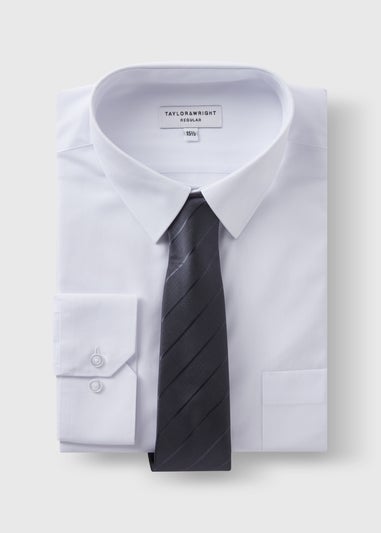 Taylor & Wright Regular Shirt & Tie Set