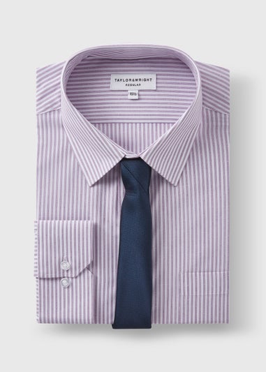 Taylor & Wright Regular Shirt & Tie Set