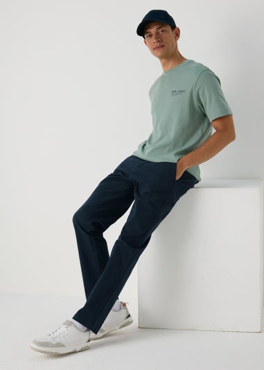 Navy Slim Fit Chinos