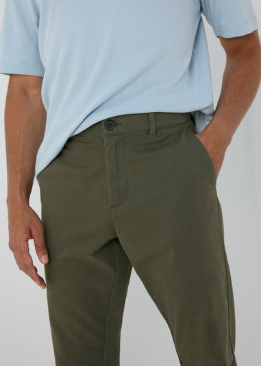 Khaki Slim Fit Chinos