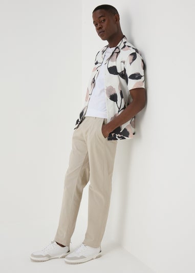 Stone Straight Fit Stretch Chinos