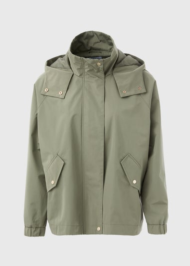 Khaki Mid Length Mac Coat