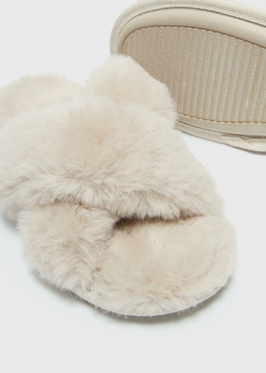 Mink Fur Slipper Sliders