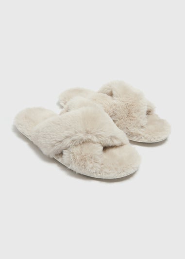 Mink Fur Slipper Sliders