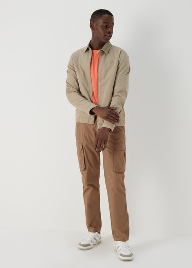 Brown Basic Cargo Trousers