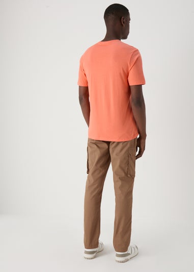 Brown Basic Cargo Trousers