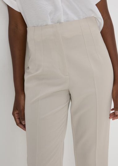 Et Vous Beige Tapered Trousers