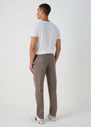 Brown Slim Fit Chinos