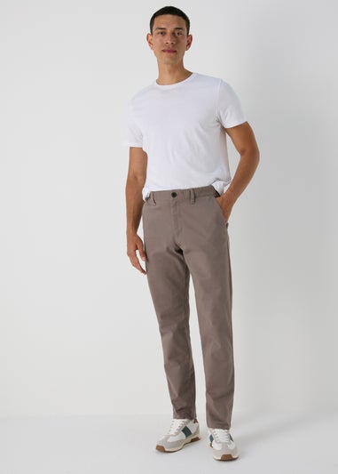 Brown Slim Fit Chinos