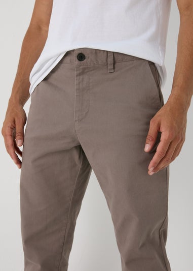 Brown Slim Fit Chinos