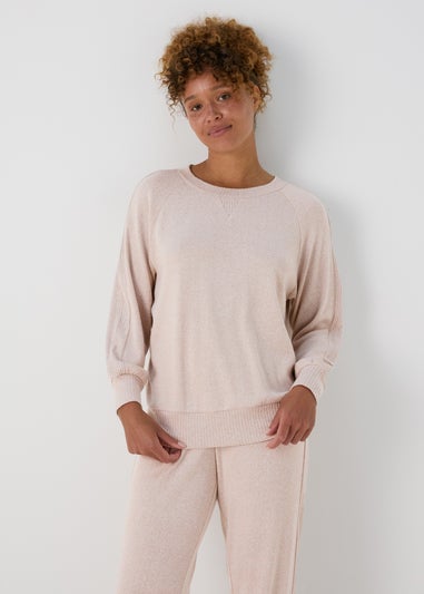 Mink Soft Ribbed Pyjama Top