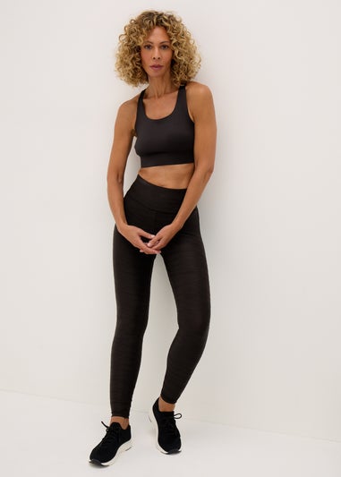 Souluxe Black Ruched Leggings