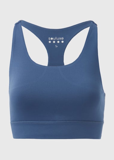 Souluxe Blue Sports Crop Top