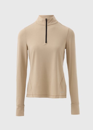 Souluxe Stone Half Zip Top