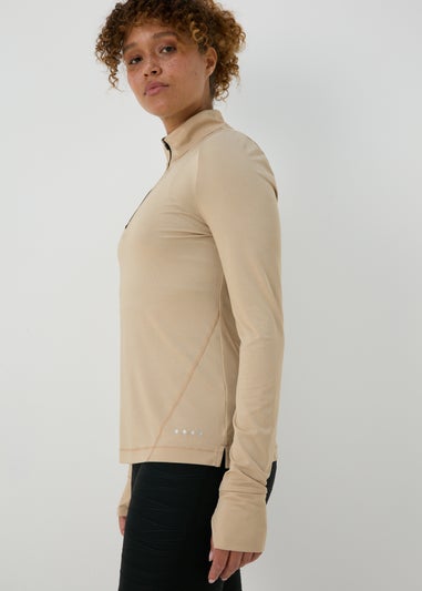 Souluxe Stone Half Zip Top