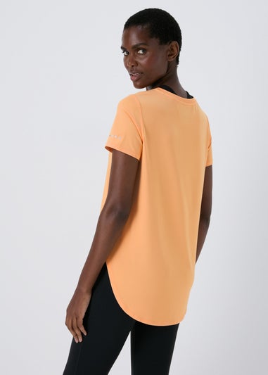 Souluxe Longline Orange T Shirt