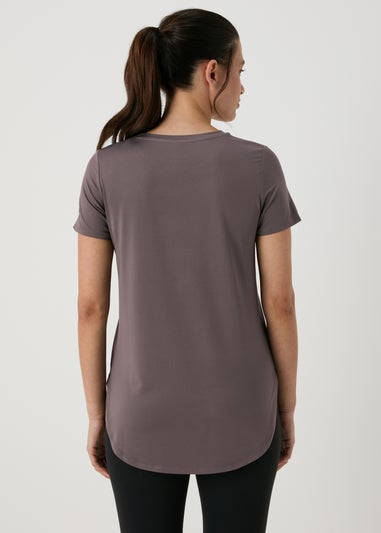 Souluxe Charcoal Souluxe Longline T-Shirt